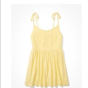 Yellow babydoll tank